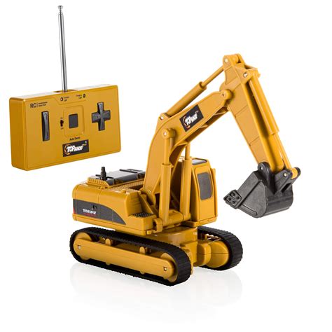 Mini Remote Control Excavator 1:64 Scale Construction Toys 